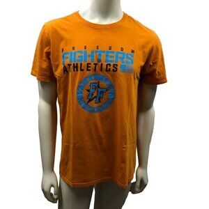 NIKE TEE ATHLETIC CUT ORANGE TEE SZ L‎